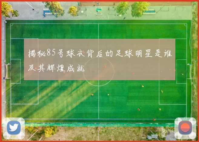 揭秘85号球衣背后的足球明星是谁及其辉煌成就